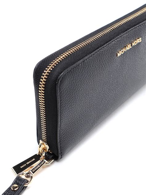 michael kors jet set monogram continental wallet|continental wristlet.